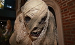 A closeup of a ghoul outside a Carnegie Hill townhouse in New York, New York, Thursday, Oc...