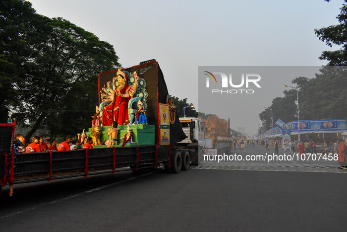 Durga Puja Carnival In Kolkata.