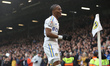 Crysencio Summerville of Leeds United scores his team's fourth goal during the Sky Bet Cha...