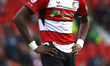 Modou Faal of Doncaster Rovers during the Sky Bet League 2 match between Doncaster Rovers...