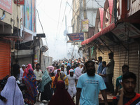 Traders are arriving to assess their losses following a fire that broke out in Baburhat, Narsingdi, Bangladesh, on October 30, 2023. This lo...