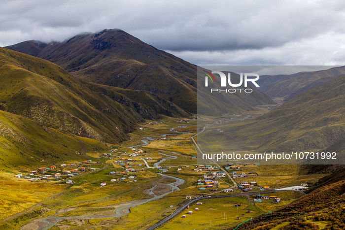 Seta Wuming Buddhist Institute in Ganzi, China