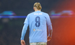 Erling Haaland of Manchester City looks dejected during the UEFA Champions League Group G...