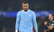Kyle Walker of Manchester City is substituted during the UEFA Champions League Group G mat...