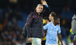 Erling Haaland of Manchester City waves to the fans during the UEFA Champions League Group...