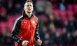 PSV player Luuk de Jong, during the match PSV - Lens at the Philips stadium for the Champi...