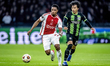 Ajax player Silvano Vos, Brighton & Hove Albion player Kaoru Mitoma, during the match Ajax...