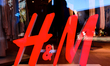 ZRICH, SWITZERLAND - NOVEMBER 13: The H & M Hennes & Mauritz AB logo, the multinational cl...