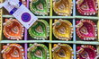 Diyas (small clay lamps) for sale during the festival of Diwali in Mississauga, Ontario, C...