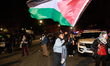 Pro-Palestine demonstrators calling for a cease-fire in the Israel-Hamas conflict gather o...