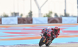 Italian MotoGP rider Francesco Bagnaia of Ducati Lenovo Team action Free Practice 1 sessio...