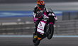 Spanish Moto3 rider Ivan Ortola of Angels MTA Team in action during Moto3 Qualifying race...