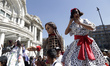 November 18, 2023, Mexico City, Mexico: The giant puppet, Little Amal walks the streets fr...