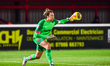 Goalkeeper Mackenzie Arnold (1 West Ham) throws ball during the Barclays FA Women's Super...