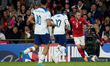 LONDON, ENGLAND - NOVEMBER 17:  Ryan Camenzuli (R) of Malta in action during the UEFA EURO...
