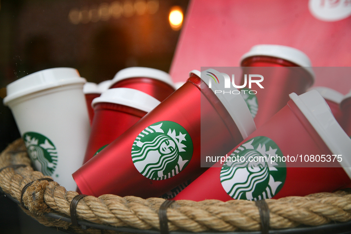 Starbucks Logo In Krakow