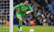 Stefan Ortega #18 (GK) of Manchester City is playing during the UEFA Champions League, Gro...
