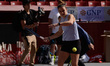 Maria Sakkari of Greece is leading a children's tennis clinic ahead of the Tennisfest GNP...