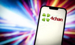 The 4Chan website logo is seen in this photo illustration on 23 November, 2023 in Warsaw,...