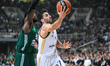 Facundo Campazzo of Real Madrid is playing during the Euroleague, Round 13, match between...