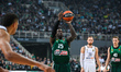 Kendrick Nunn, number 25 of Panathinaikos AKTOR Athens, is playing during the Euroleague R...