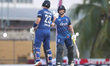 Ben Duckett is celebrating with Liam Livingstone after scoring fifty during the Third CG U...