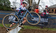 Eric Brunner is competing in the 2023 USA Cyclocross National Championship race at Joe Cre...