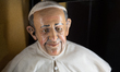 A figurine reproducing Bergoglio Pope Francis is seen in Naples, Italy, on December 7th, 2...