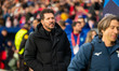 Diego Pablo Simeone, the coach of Atletico Madrid, is seen before the Champions League foo...