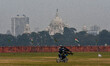 Indian armed forces para troopers are performing various acts during the ''Military Tattoo...