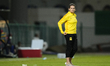 Kelly Lindsey head coach of Al Ittihad and USA during the women's Premier League match bet...