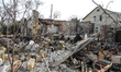 A house is being destroyed by Russian shelling in the Odesa Region, southern Ukraine, on D...