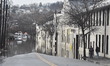 Cars are stranded in floodwaters in Paterson, New Jersey, United States, on December 18, 2...