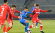 Alexandru Mitrita and Rares Pop are in action during the Romania Superliga Stage 21 match...