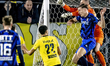Willem II player Runar Thor Sigurgeirsson is competing against NAC goalkeeper Roy Kortsmit...