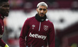 Said Benrahma of West Ham United is warming up during the Premier League match between Wes...