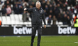 David Moyes, the manager of West Ham United, is at full time during the Premier League mat...