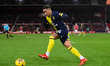 Marcus Tavernier is playing for Bournemouth in the Premier League match against Nottingham...