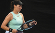 CANCUN, MEXICO - NOVEMBER 6, 2023: Jessica Pegula of the USA plays against Iga Swiatek of...