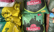 Bags of rice from India are being displayed at a grocery store in Brampton, Ontario, Canad...