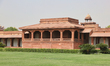 The Diwan-i-Aam, or Hall of Public Audience, is being showcased at the royal palace in Fat...