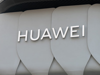 A Huawei flagship store is seen in Shanghai, China, on January 2, 2024. (