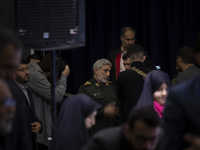 Commander of Iran's Islamic Revolutionary Guard Corps' (IRGC) Quds Force, Esmail Qaani, is attending a ceremony commemorating the anniversar...