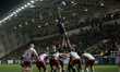 Kiran McDonald of Newcastle Falcons is in line-out action during the Gallagher Premiership...