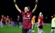 Ella Toone, a Manchester United Women soccer player, is training ahead of the friendly wom...