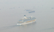 The first Chinese-made large cruise ship, Adora Cruises, is making its maiden voyage at Sh...
