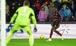 Junior Sambia of US Salernitana 1919 is playing during the Serie A TIM match between US Sa...