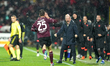 Giulio Maggiore of US Salernitana 1919 is celebrating a goal during the Serie A TIM match...