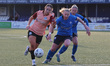 Ava Rowbotham of Portsmouth Women is taking on Morgan Rogers of Billericay Town Women duri...
