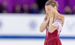 Anastasiia Metelkina and Luka Berulava are performing in the pairs free skating event at t...